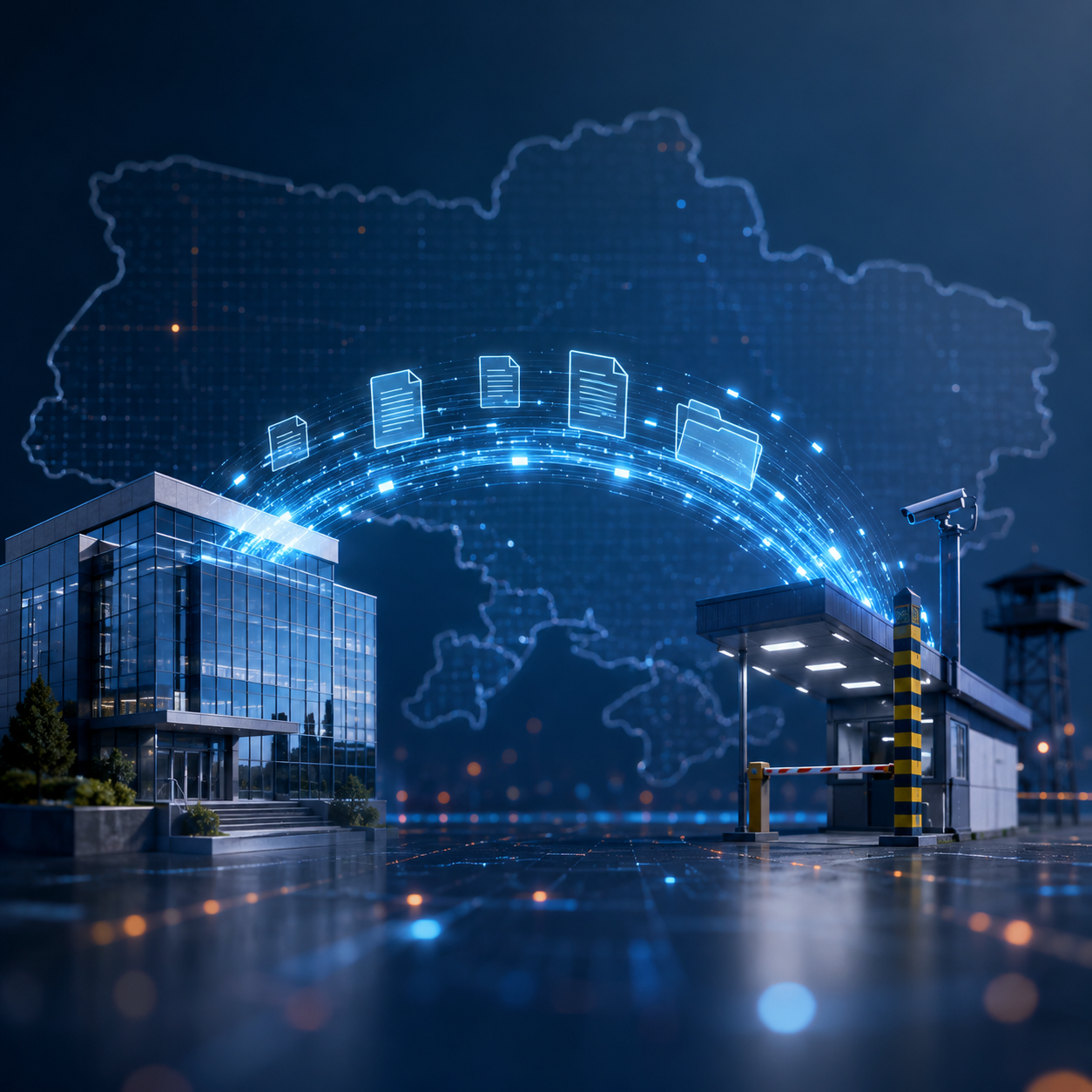 Automatic data exchange between the State Tax Service and the State Border Guard Service